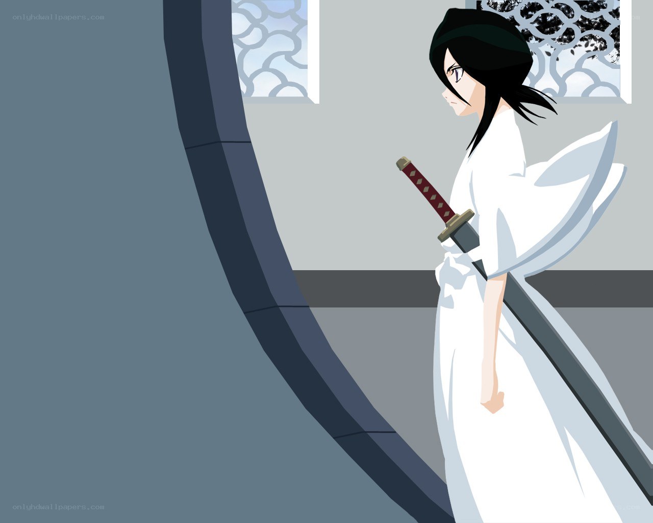 anime character with sword