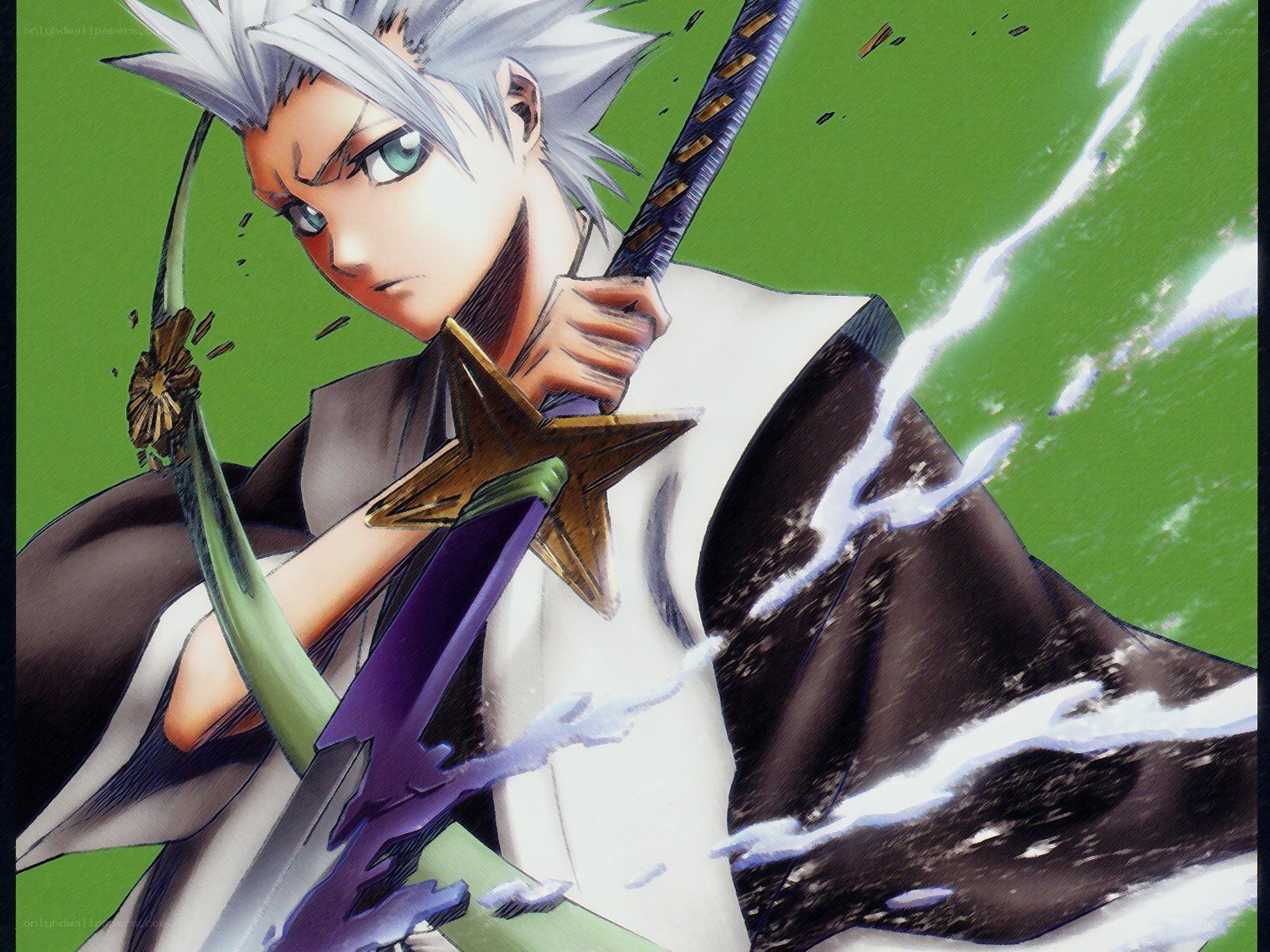 anime character with sword