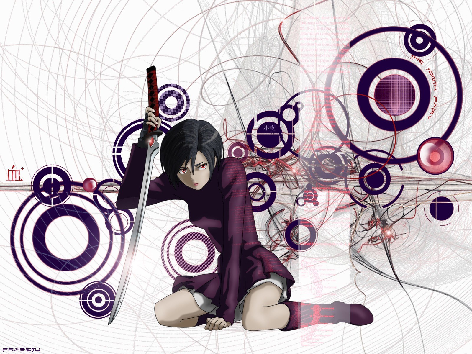 anime character with sword