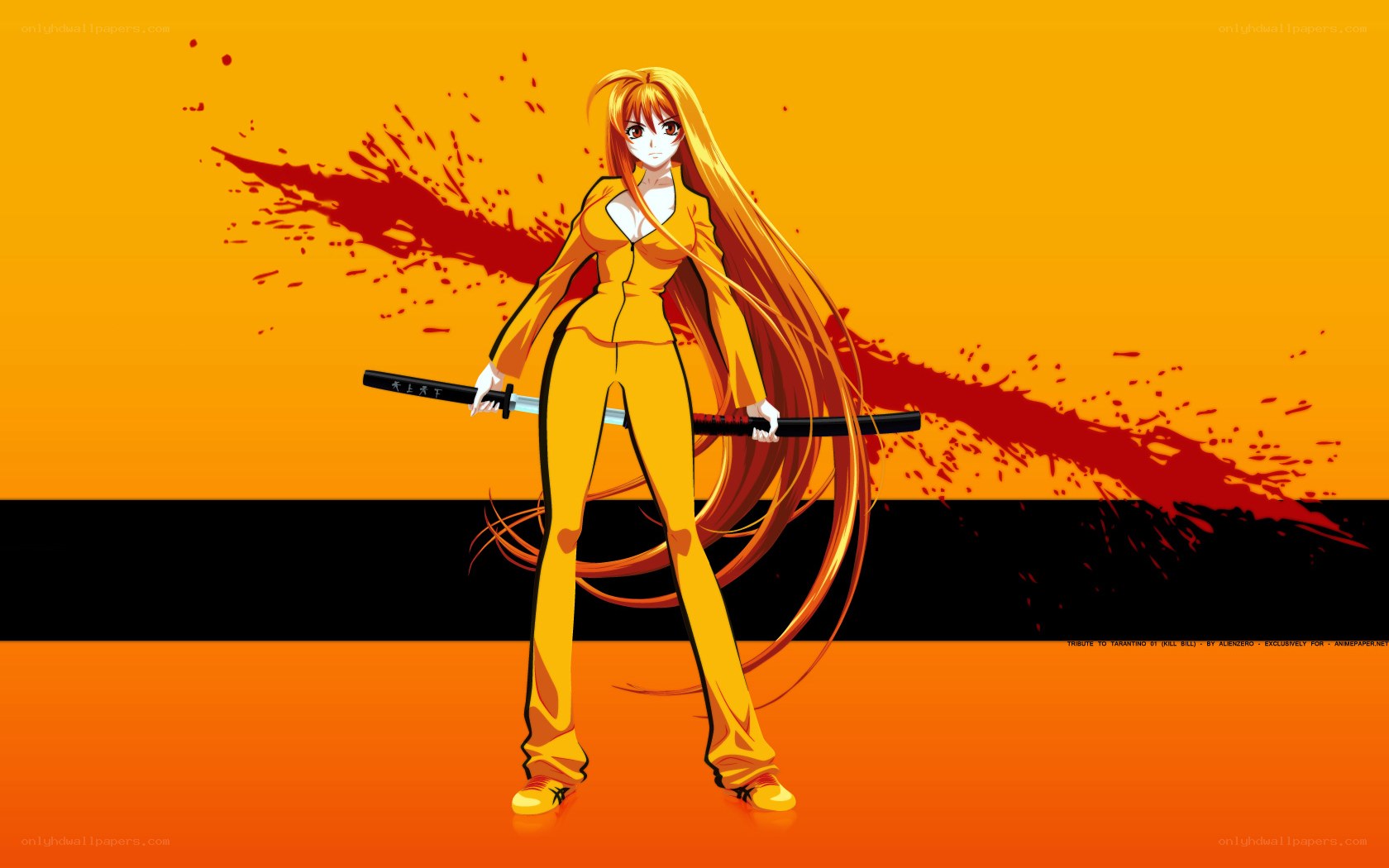anime character with sword