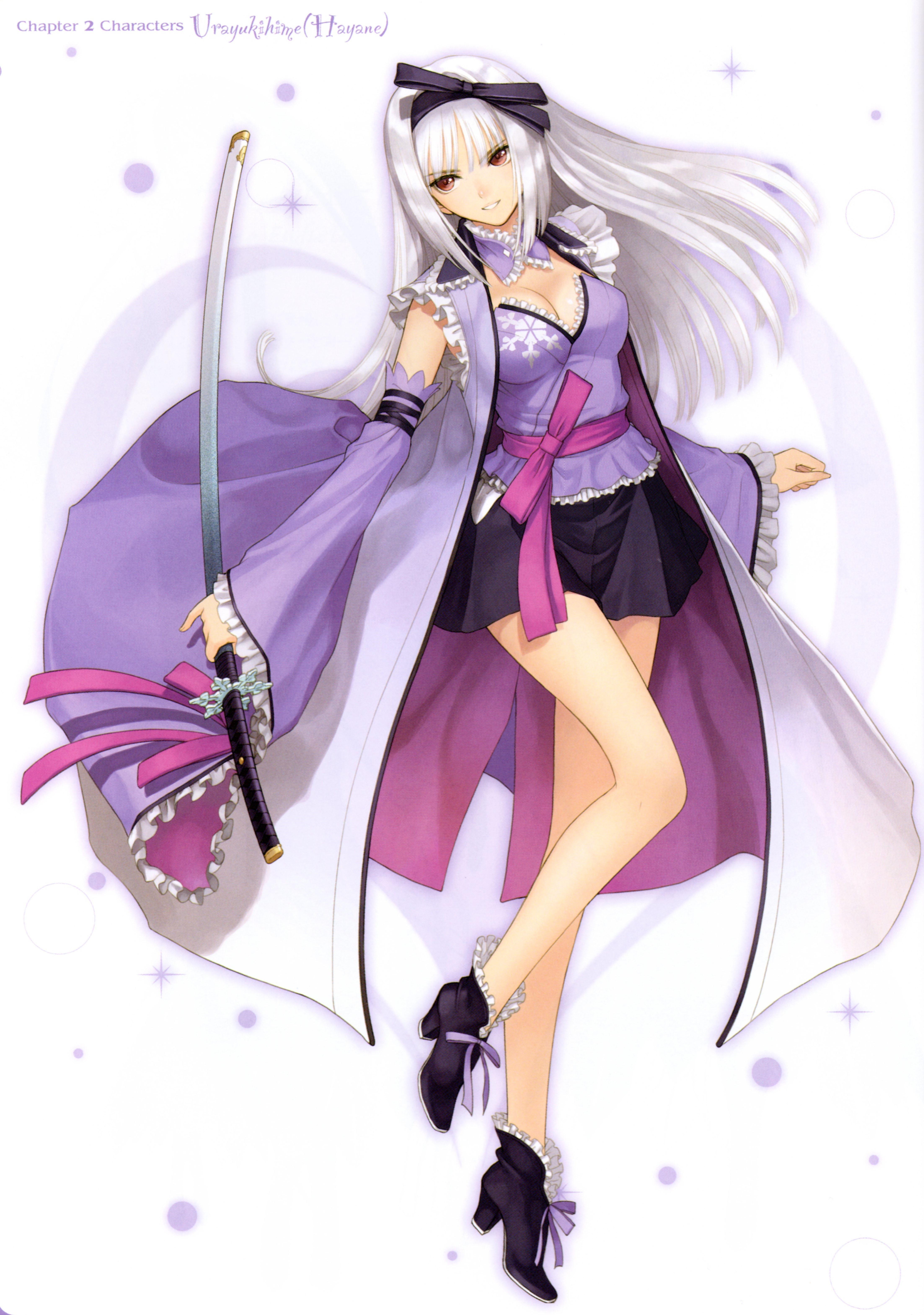 anime character with sword