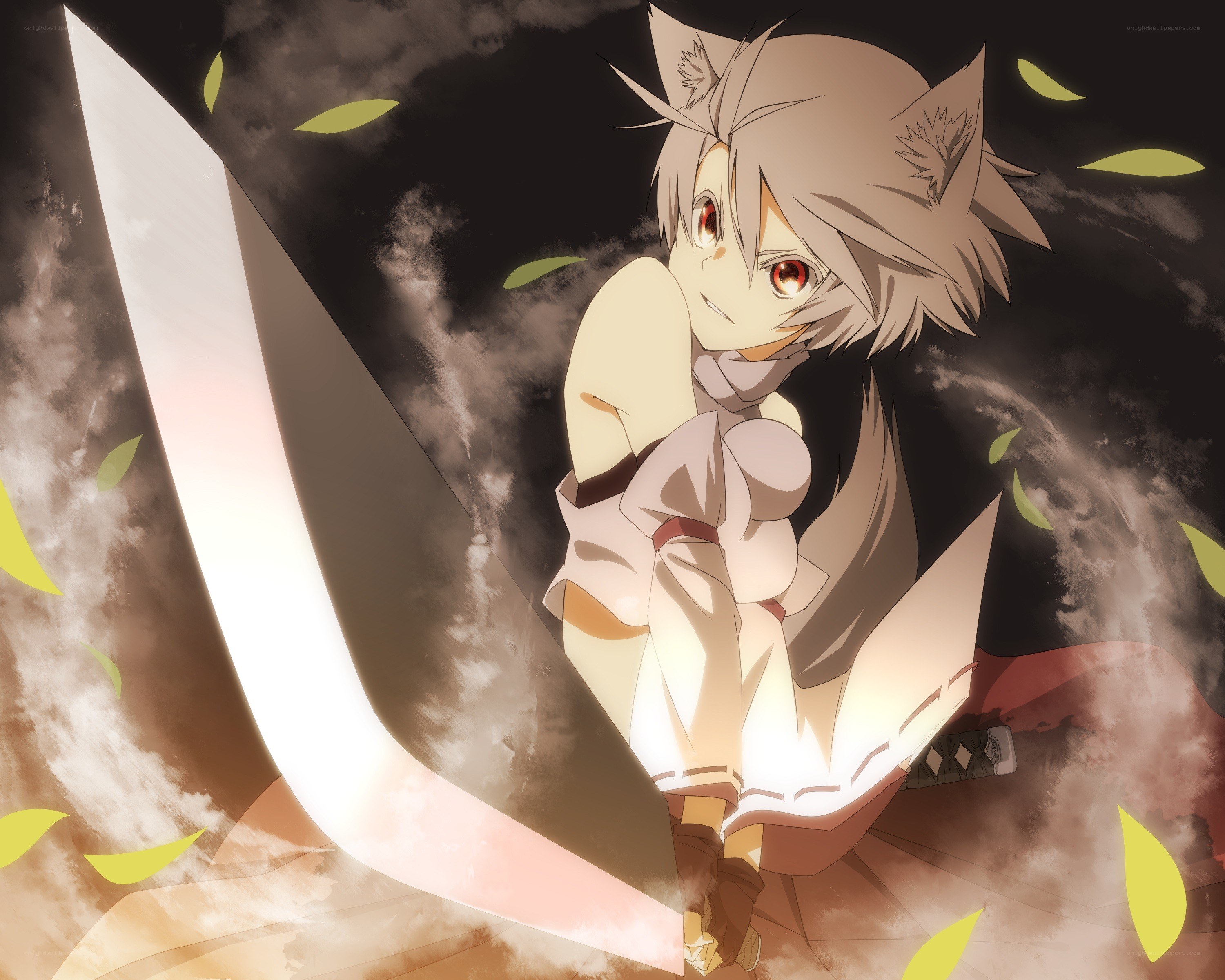 anime character with sword