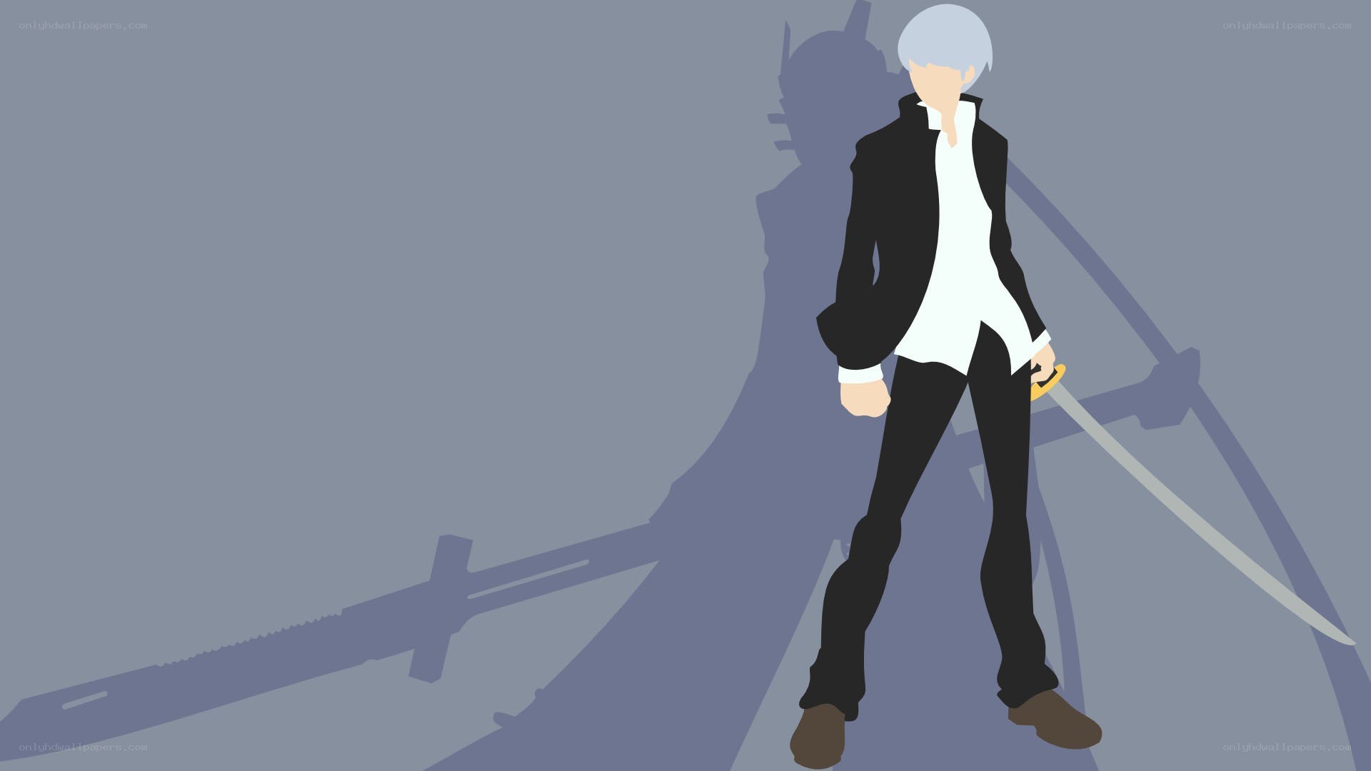 anime character with sword