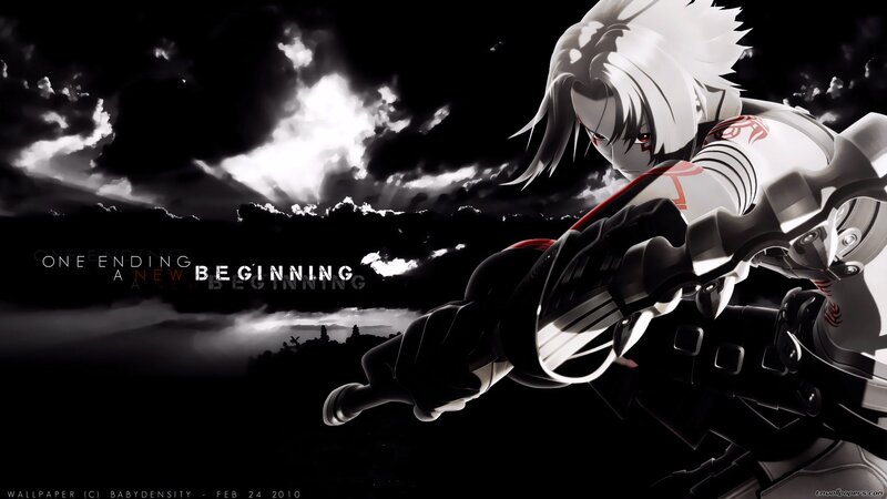 anime character with sword