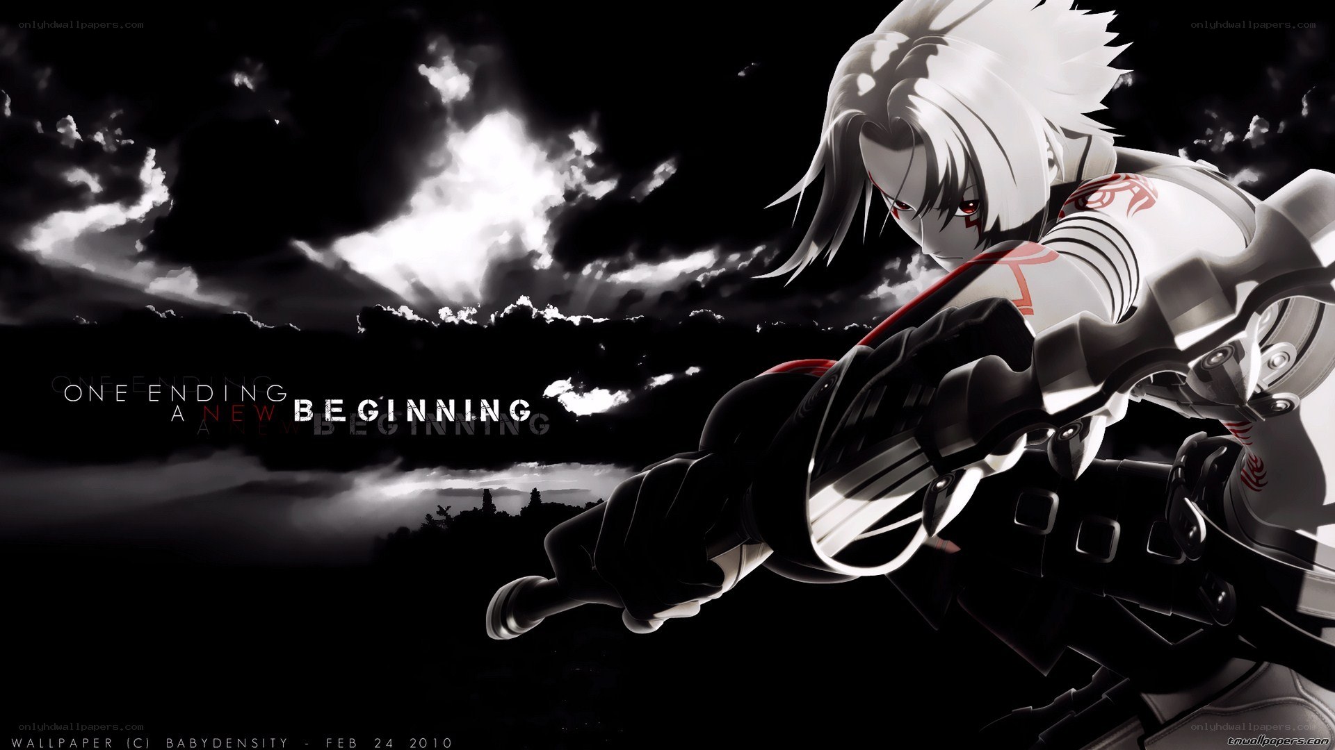 anime character with sword