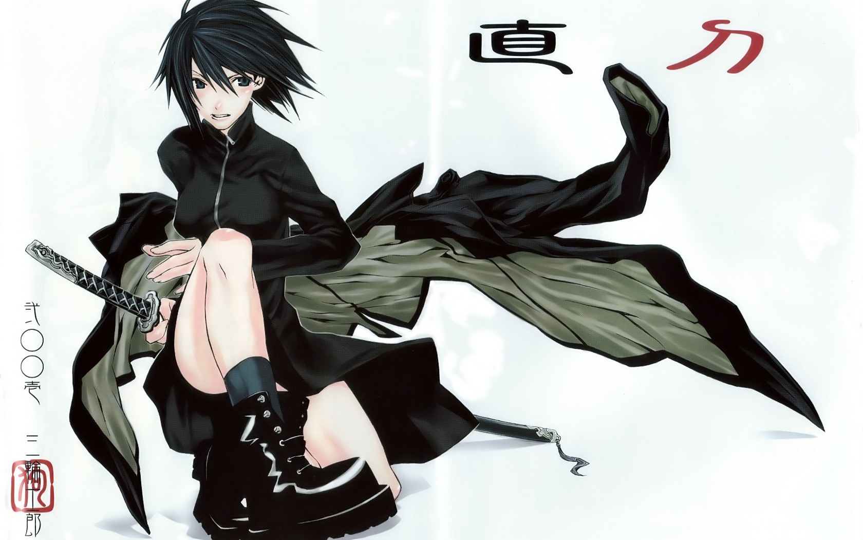 Anime character with sword