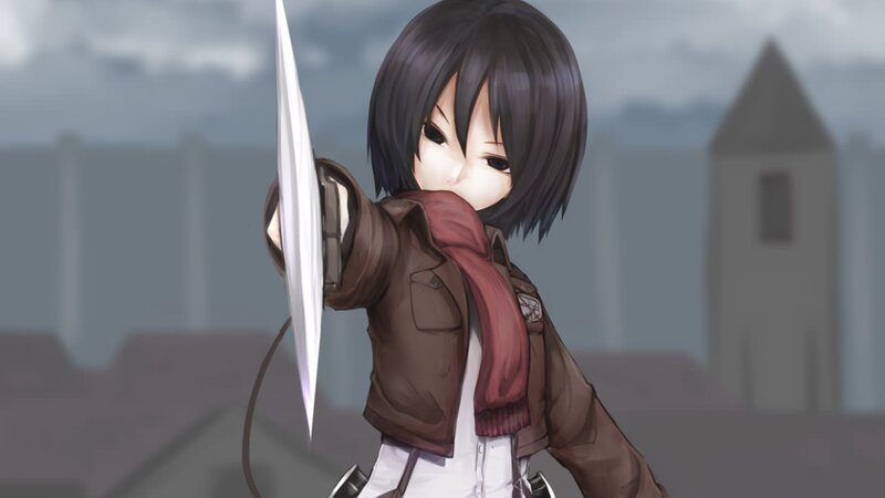 anime character with sword