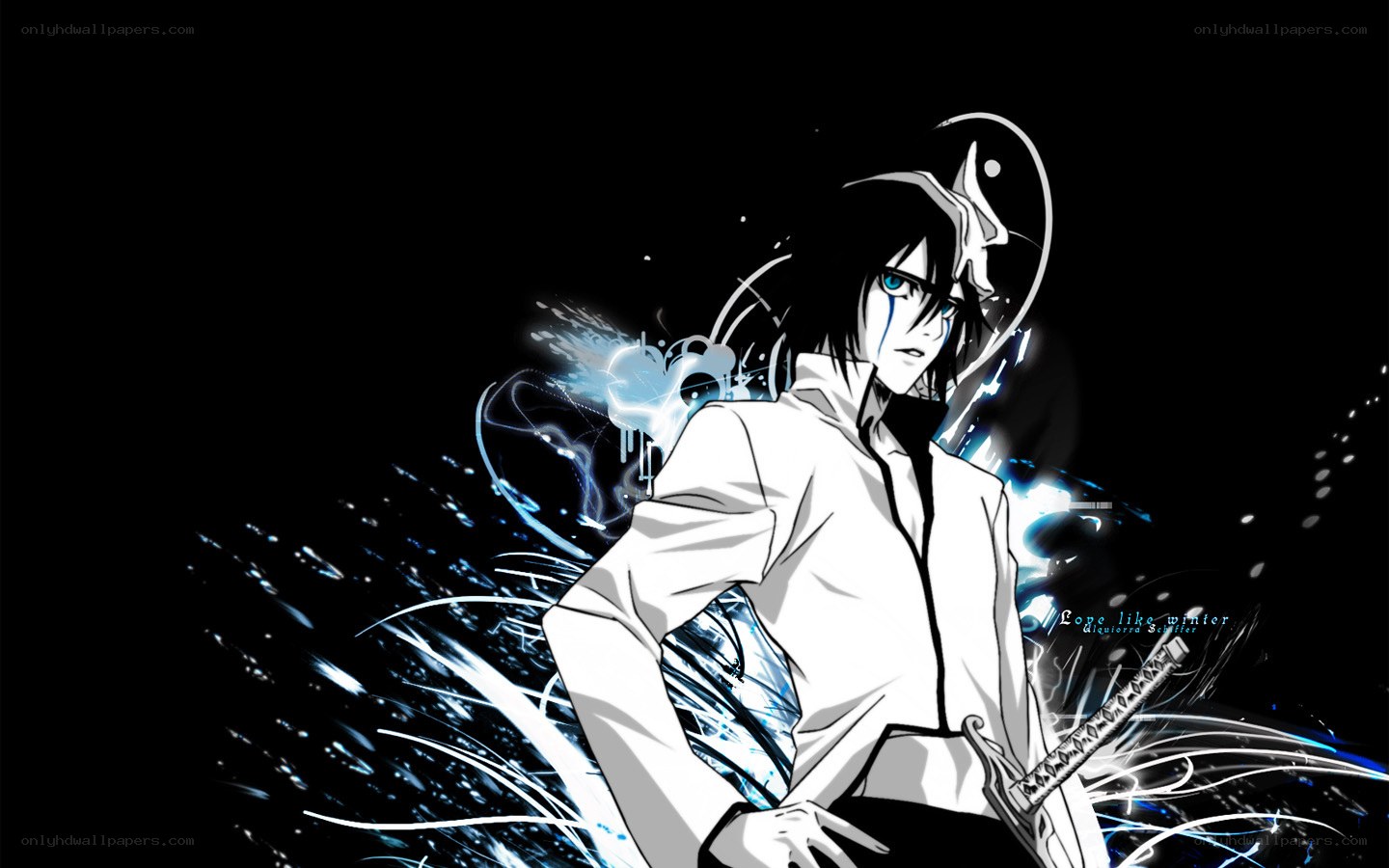 anime character with sword