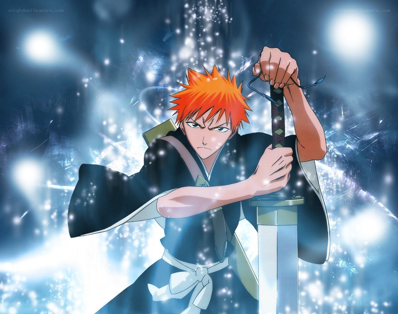 anime character with sword