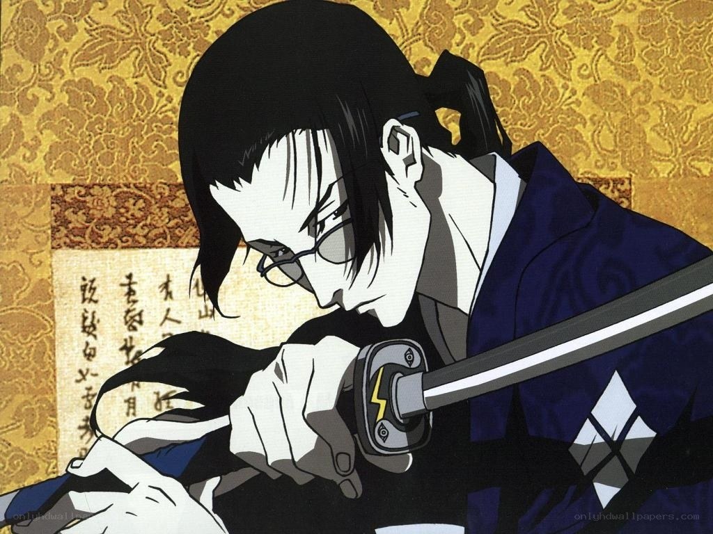 anime character with sword