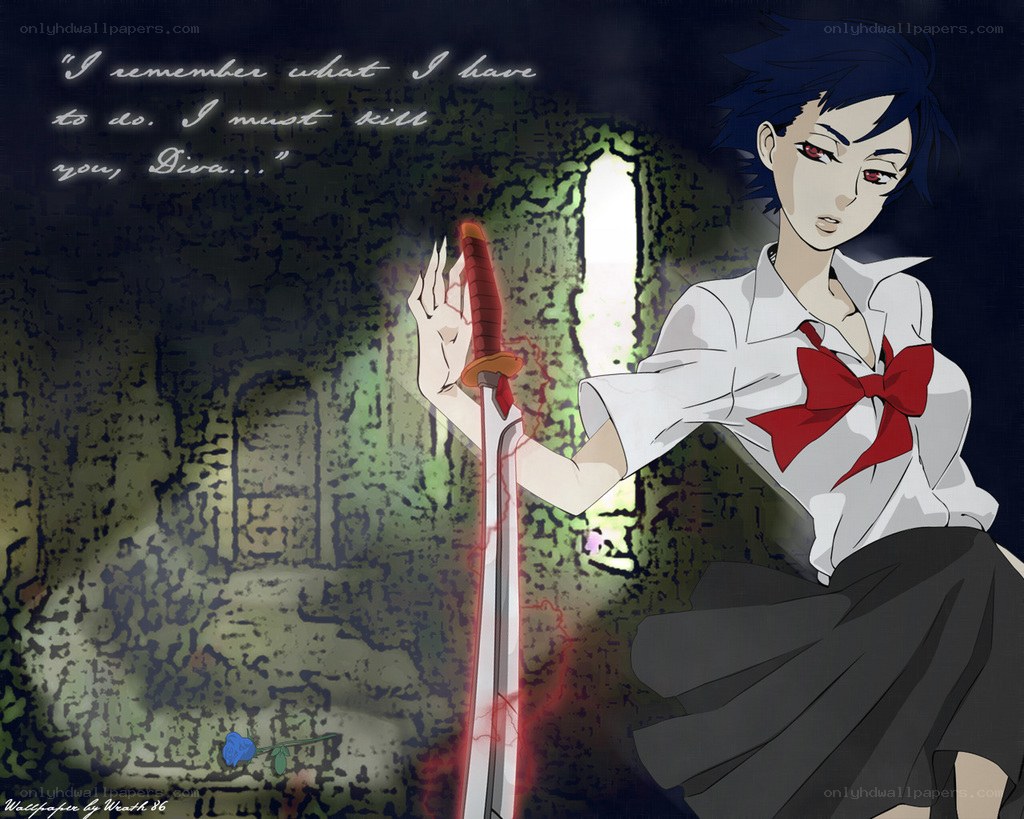 Anime character with sword