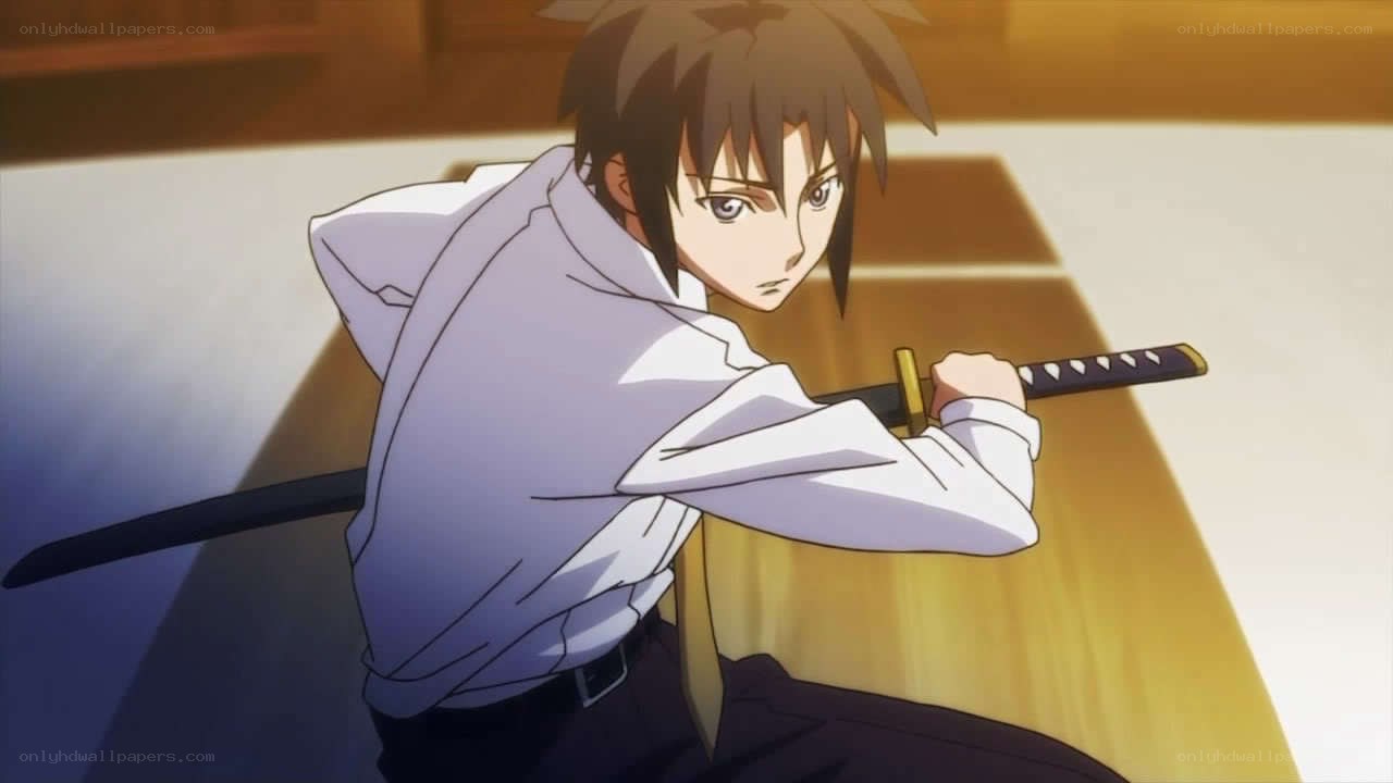 anime character with sword