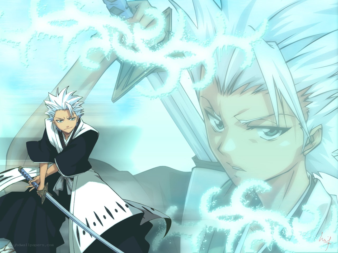 anime character with sword