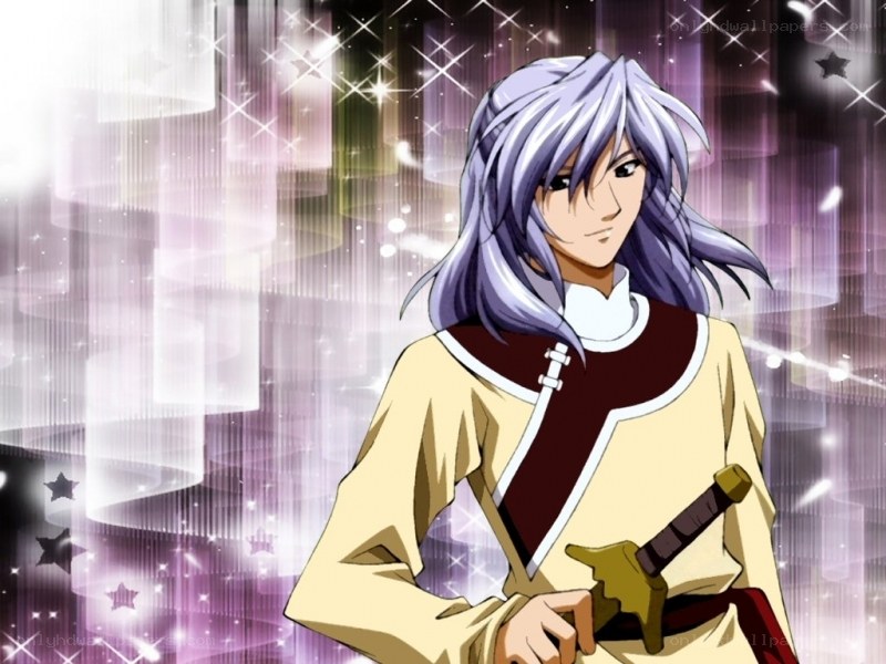 anime character with sword