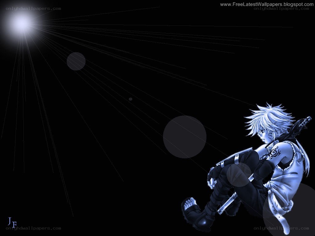 anime character with sword