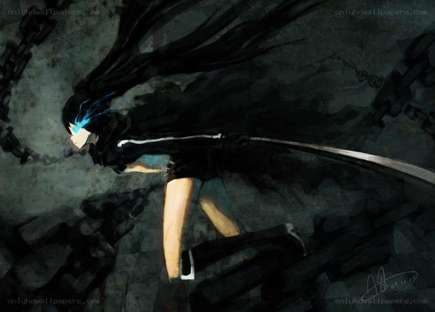anime character with sword