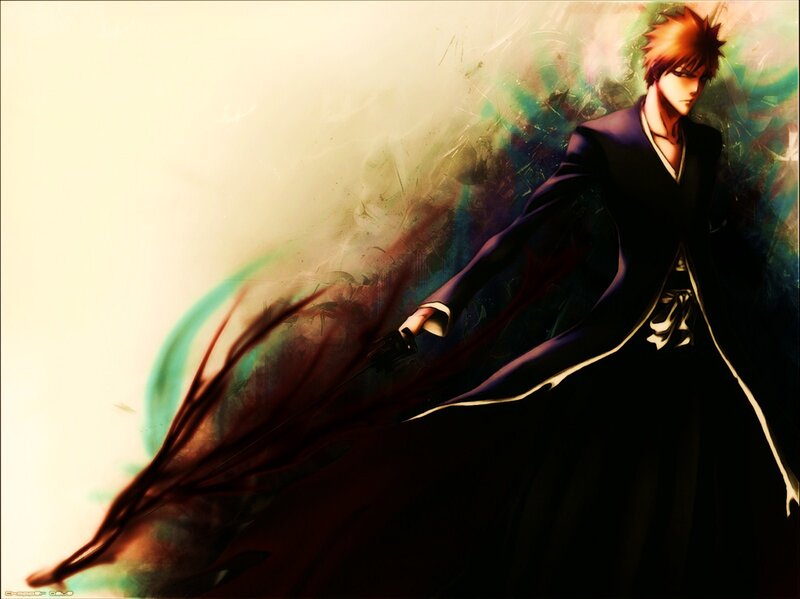 anime character with sword
