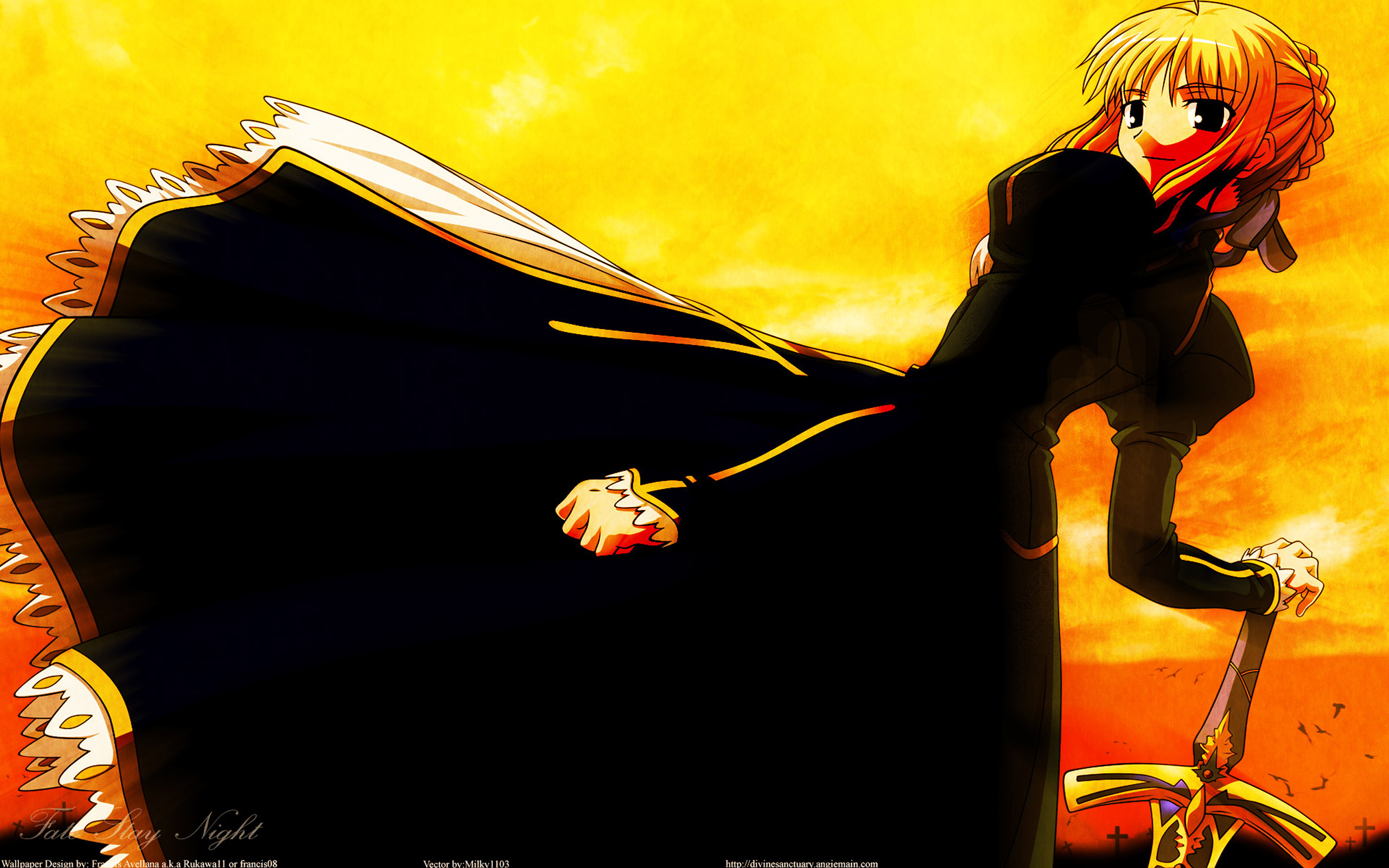 anime character with sword