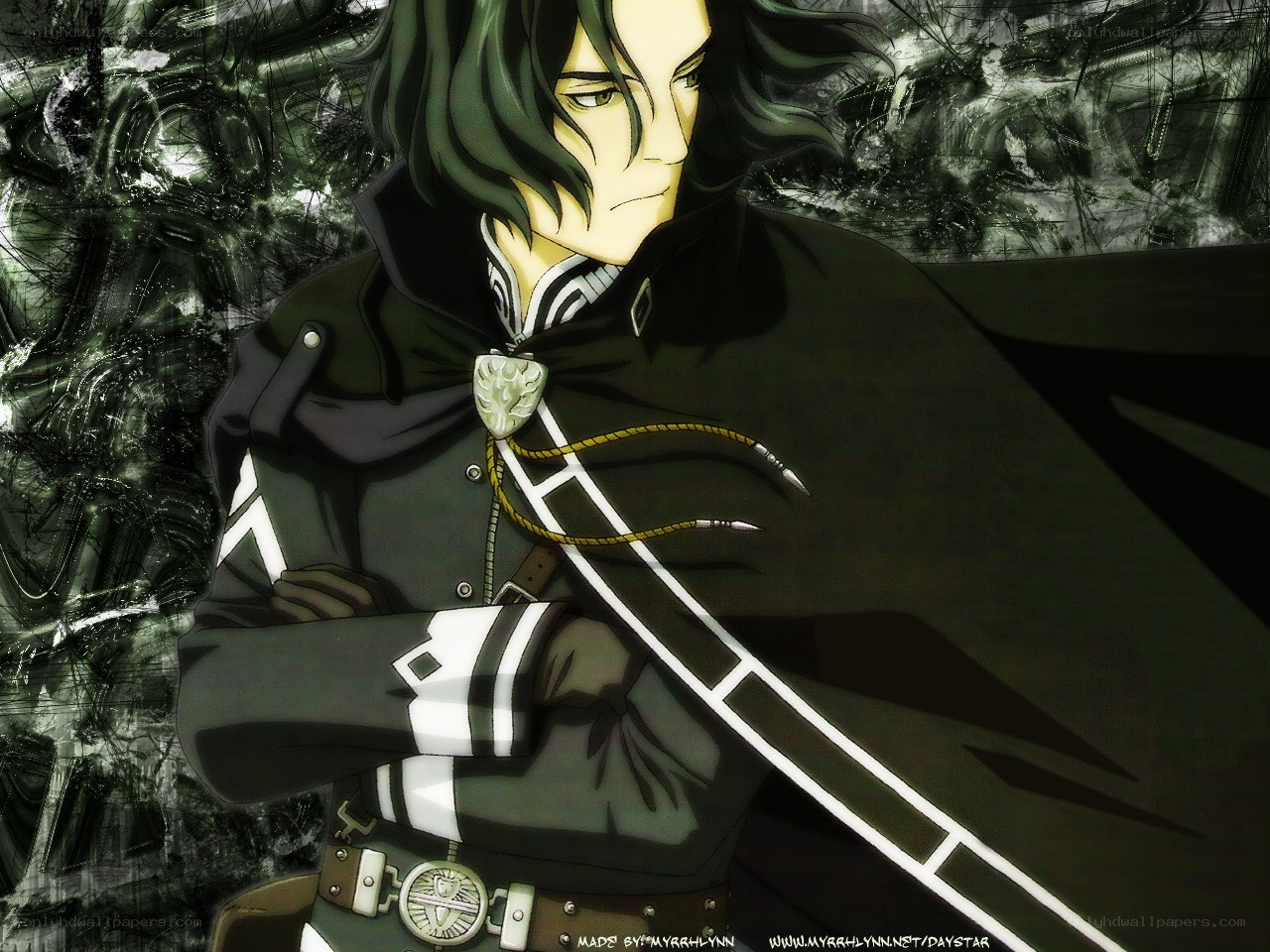anime character with sword