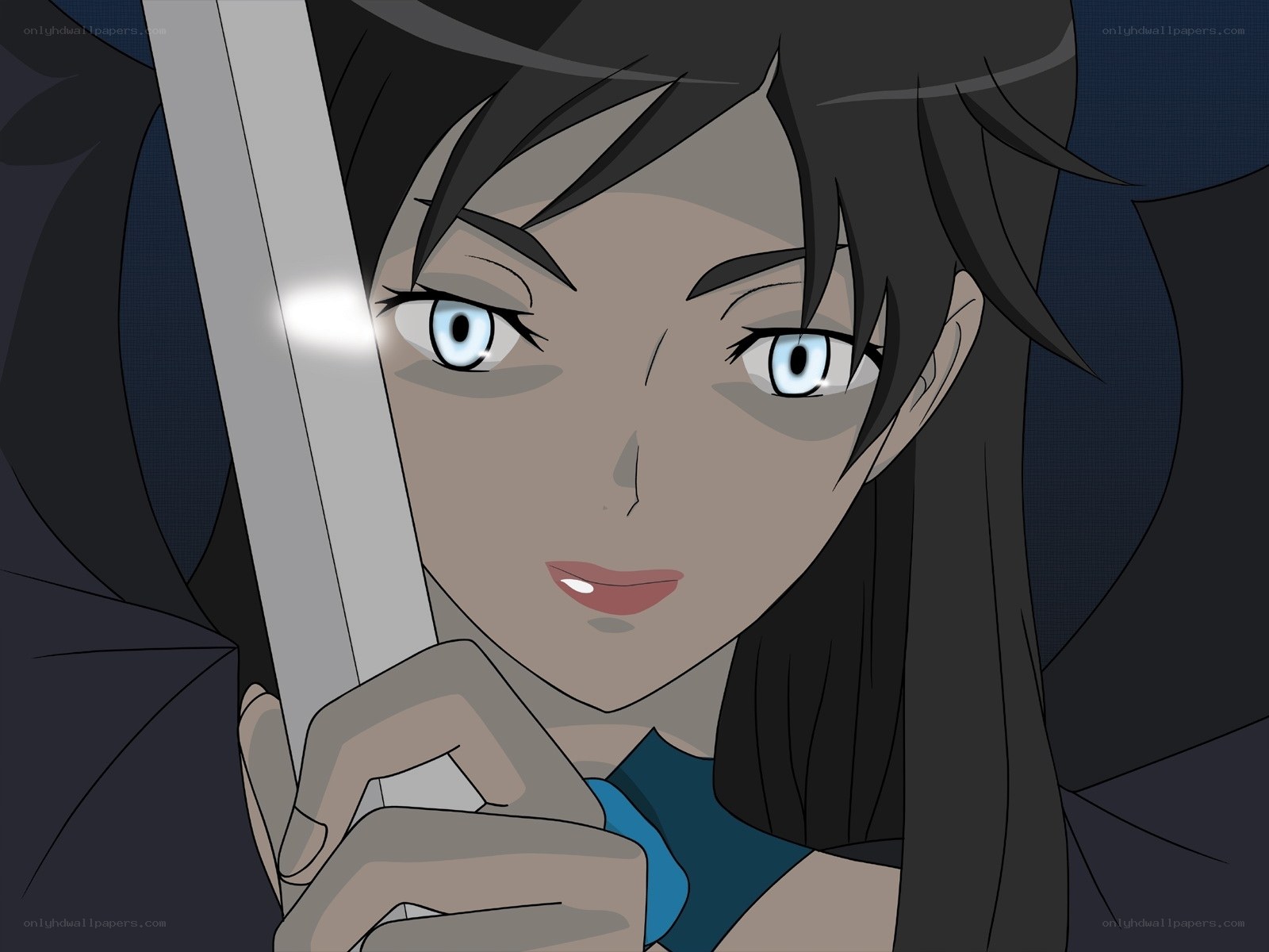 anime character with sword