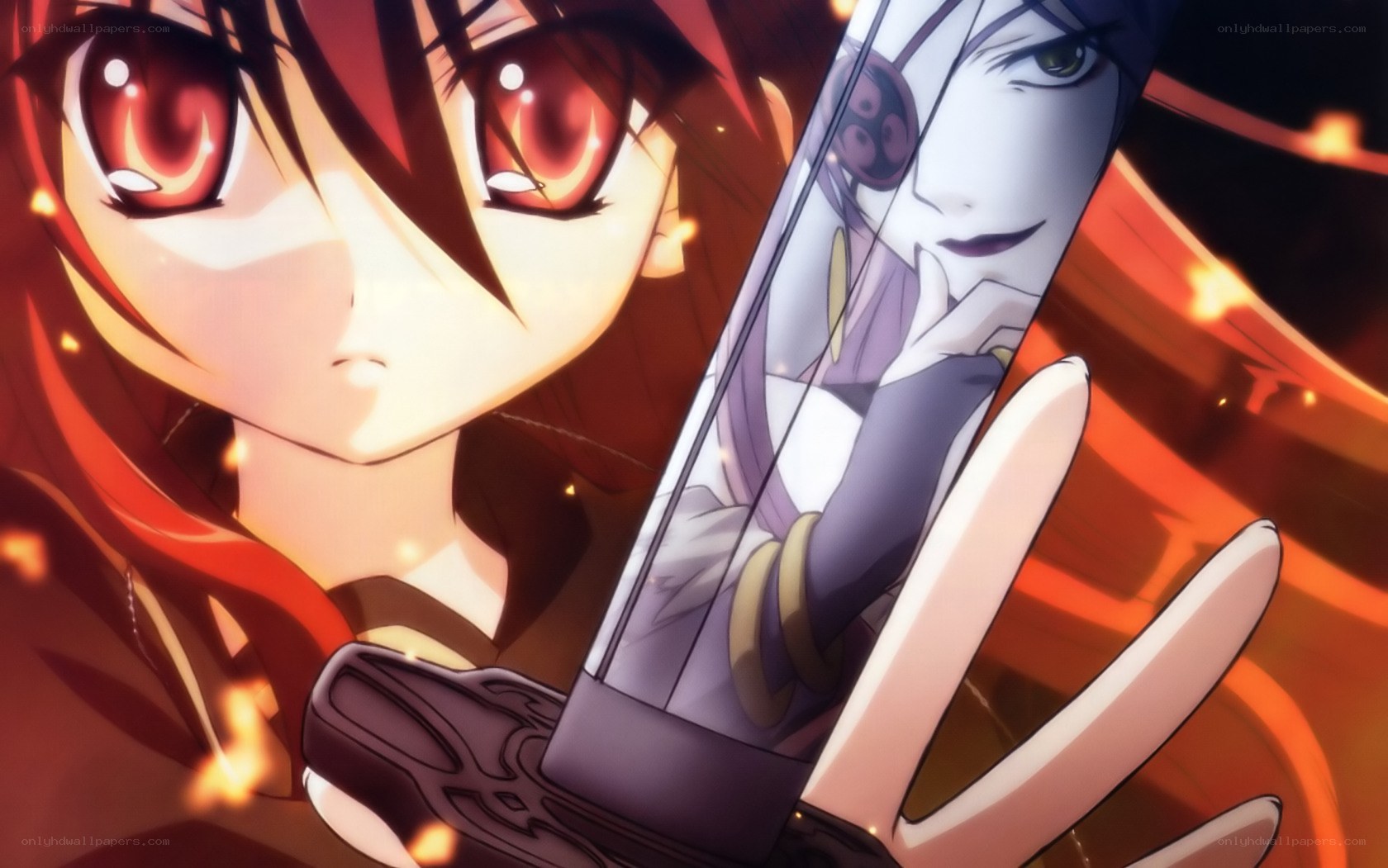 anime character with sword