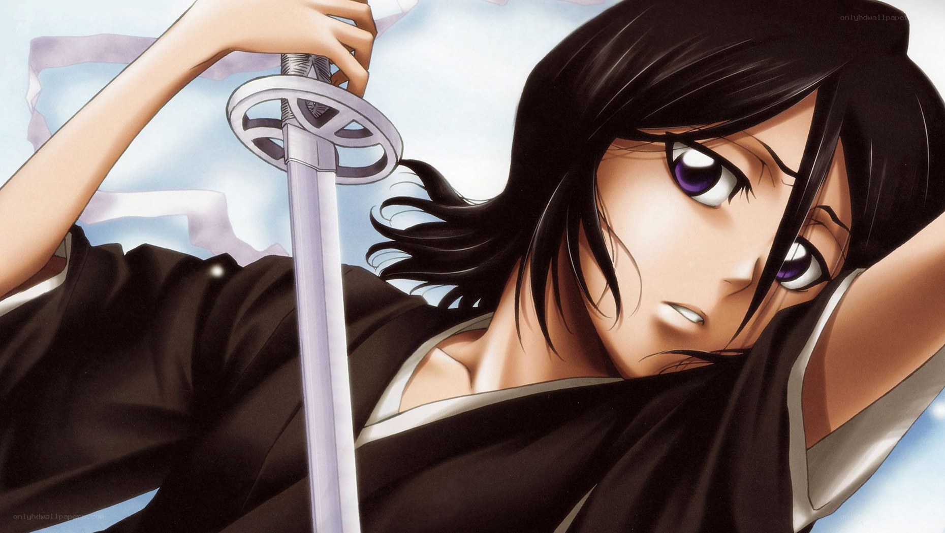 anime character with sword