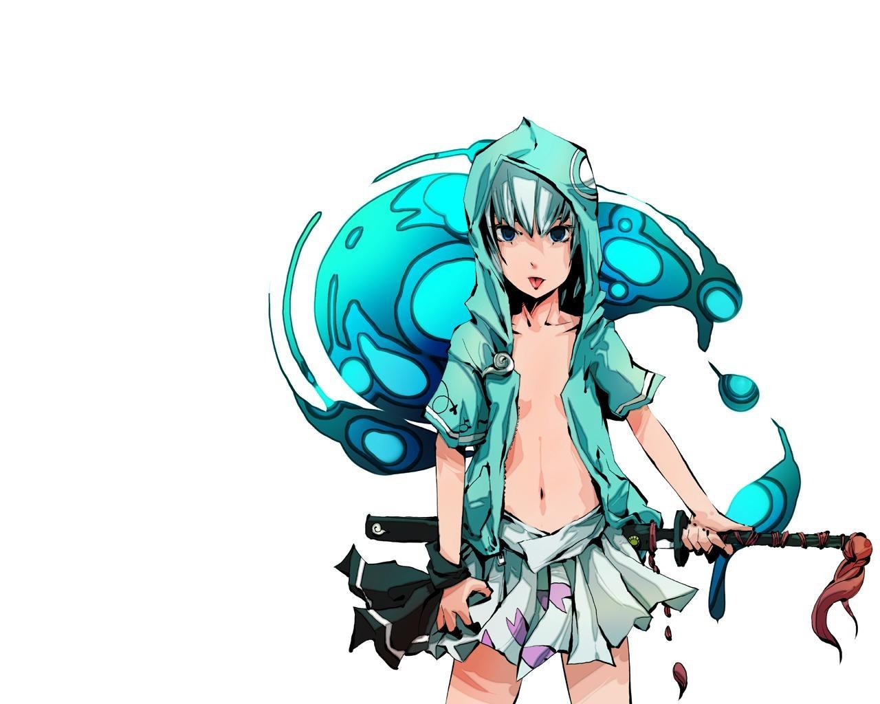anime character with sword