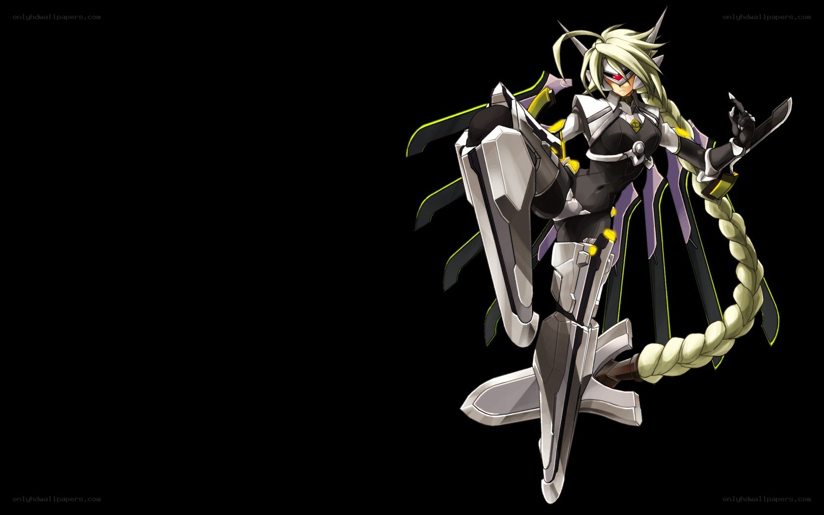 anime character with sword and shield
