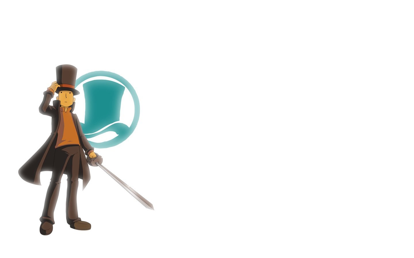 anime character with sword and top hat
