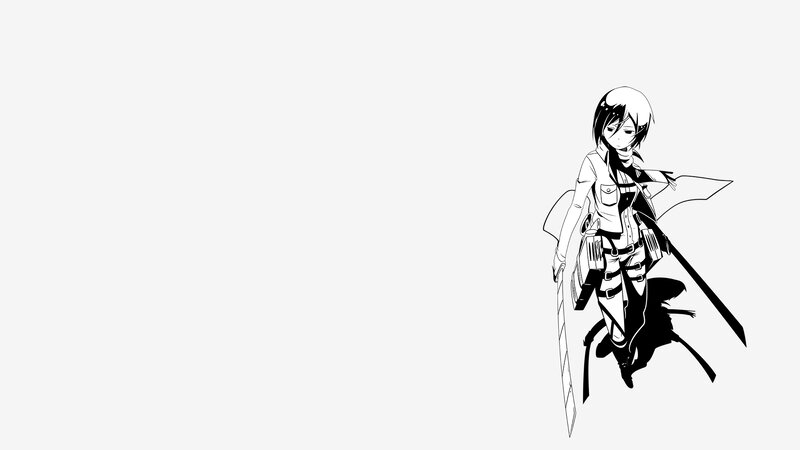 Anime Character with Sword — Black, Dramatic, Manga, Uniform