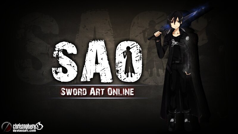 Anime Character with Sword — Black, Dramatic, Night, Digital Art, Coat