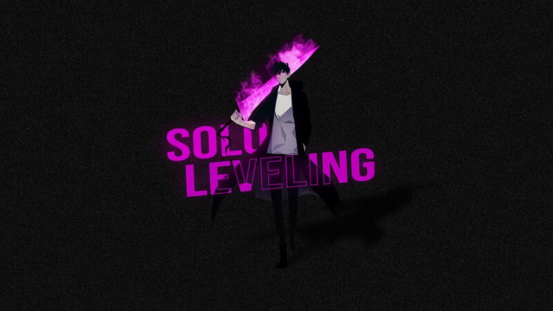 Anime Character with Sword — Black, Dramatic, Night, Digital Art, Text