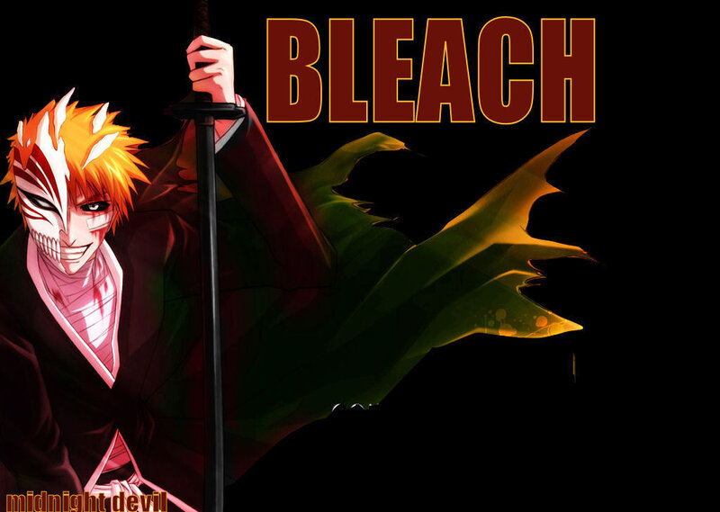Anime Character with Sword — Black, Dramatic, Night, Manga, Mask, Cape
