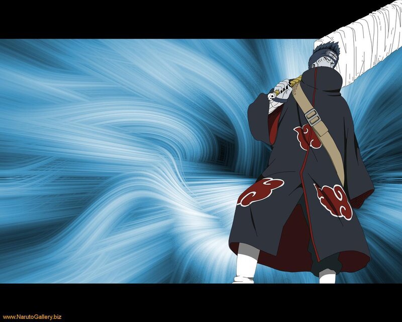 Anime Character with Sword — Blue, Dramatic, Cloak, Blue Energy