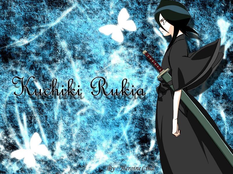 Anime Character with Sword — Blue, Dramatic, Digital Art, Butterfly