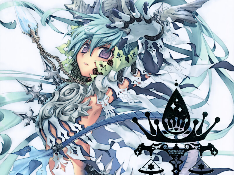 Anime Character with Sword — Blue, Dramatic, Manga, Armor