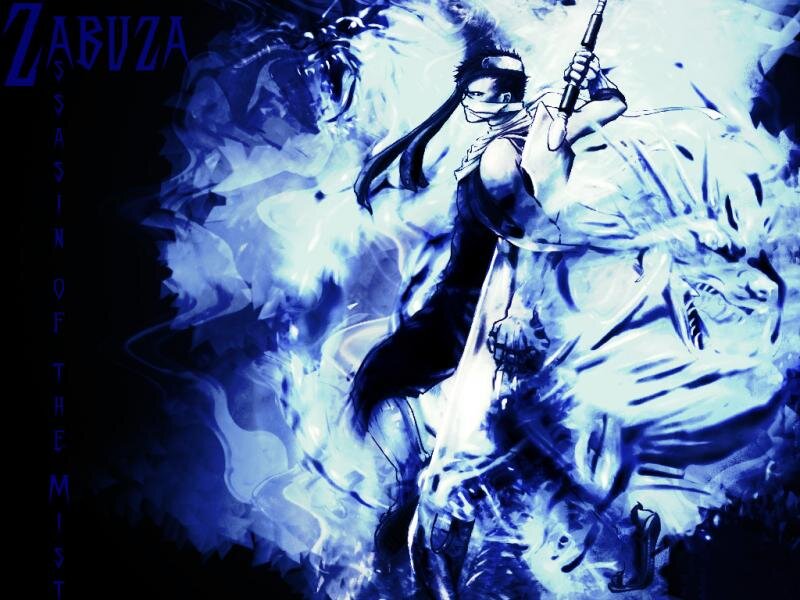Anime Character with Sword — Blue, Dramatic, Manga, Dragon