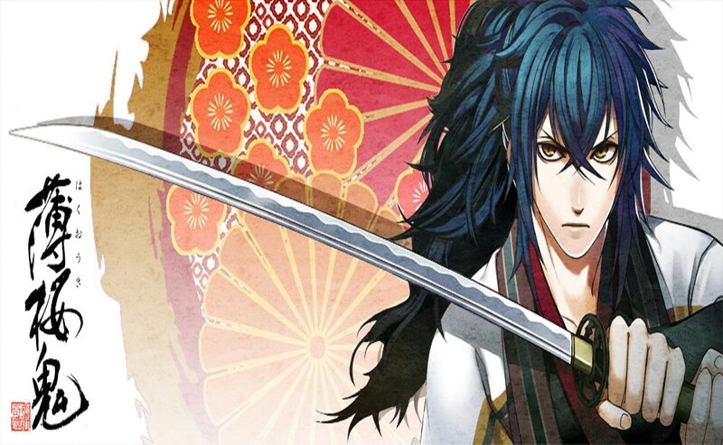 Anime Character with Sword — Blue, Dramatic, Manga, Fan