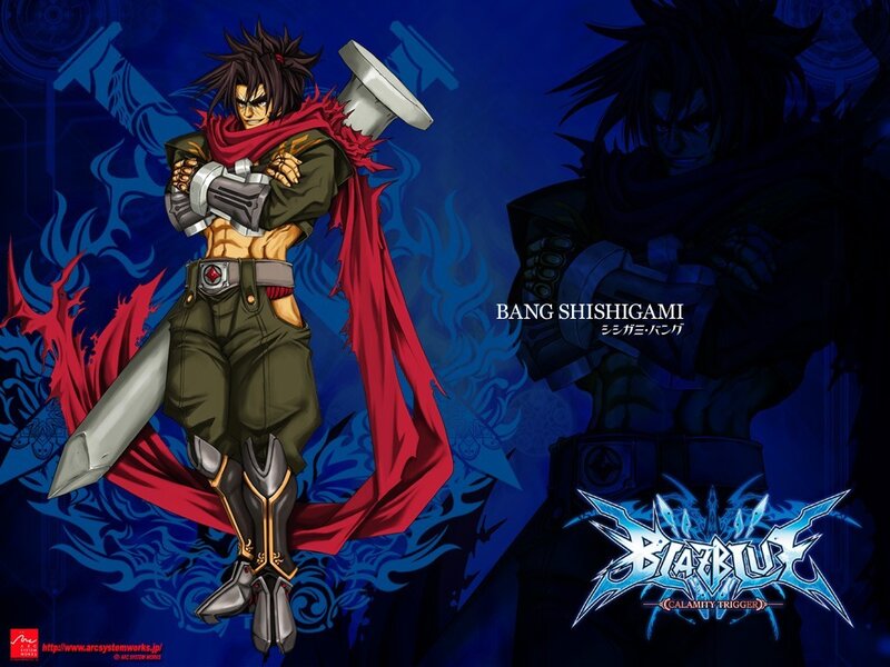 Anime Character with Sword — Blue, Dramatic, Manga, Red Scarf