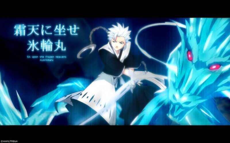 Anime Character with Sword — Blue, Dramatic, Night, Dragon