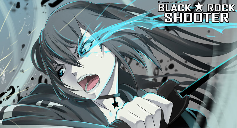 Anime Character with Sword — Gray, Dramatic, Manga, Choker