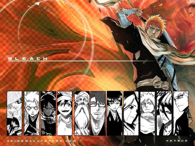Anime Character with Sword — Orange, Dramatic, Manga, Fire