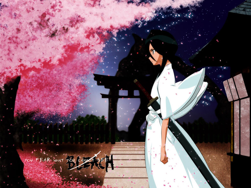 Anime Character with Sword — Pink, Dramatic, Night