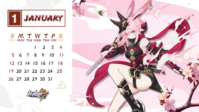 Anime Character with Sword — Pink, Dynamic, Spring
