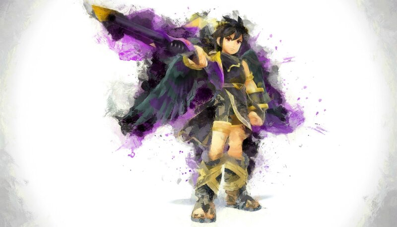 Anime Character with Sword — Purple, Dramatic, Digital Art, Cape