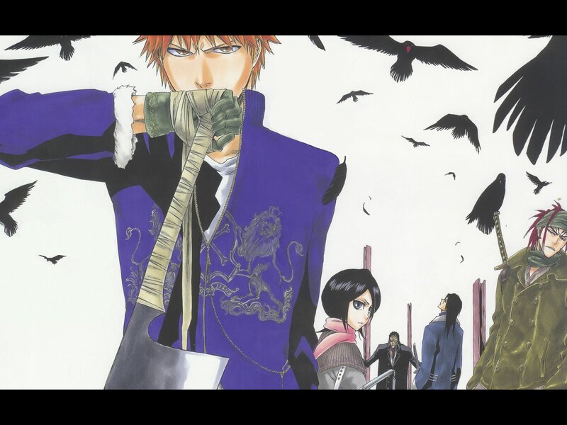 Anime Character with Sword — Purple, Dramatic, Manga, Crows, Other Characters, Black