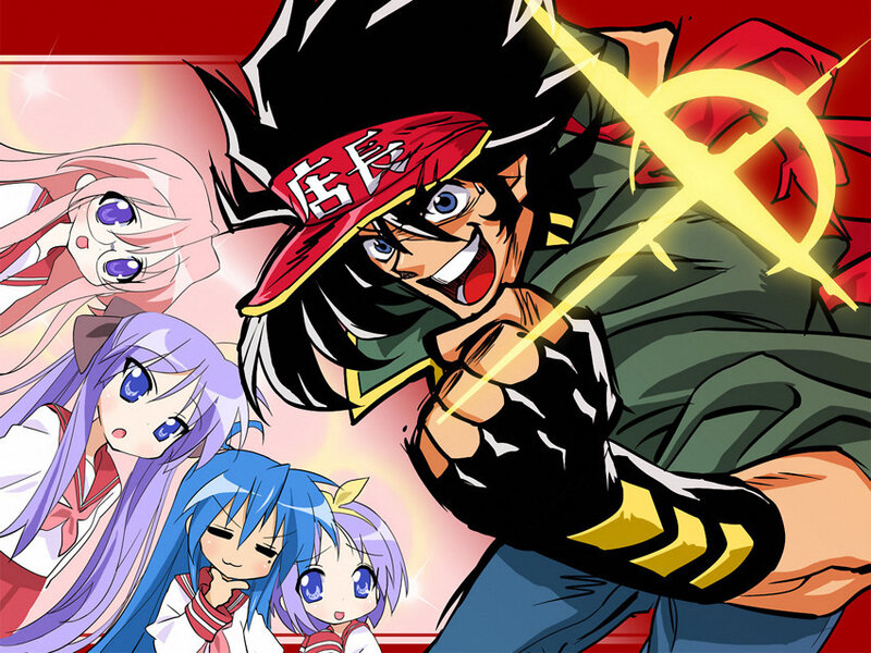 Anime Character with Sword — Red, Dramatic, Energetic