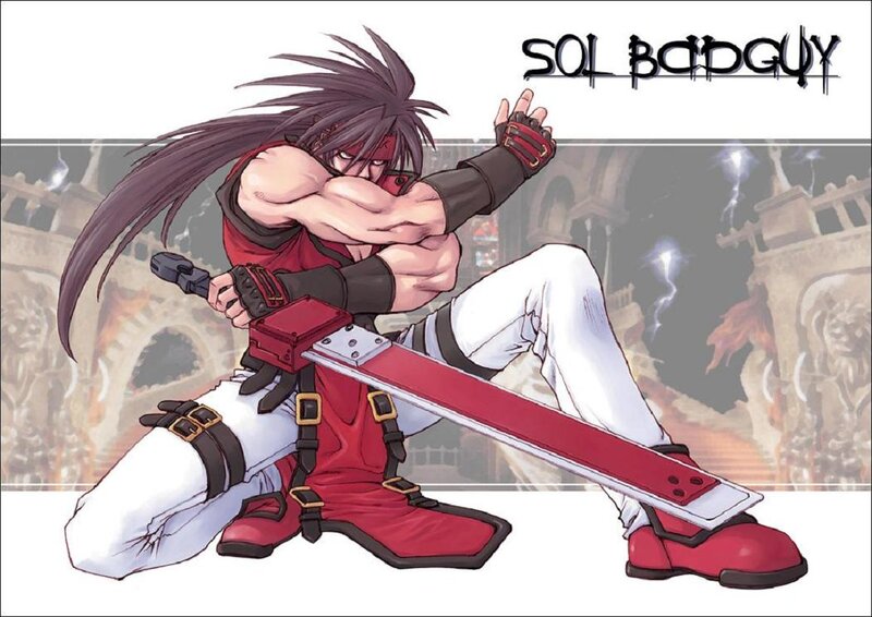 Anime Character with Sword — Red, Dramatic, Manga, Long Hair, Red Outfit