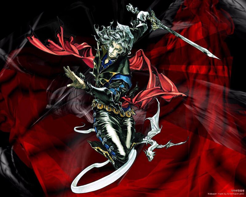 Anime Character with Sword — Red, Dramatic, Manga, Red Cape