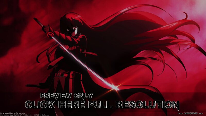 Anime Character with Sword — Red, Dramatic, Red Cape